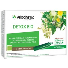 Arkofluidi Detox Bio Integratore Depurativo e Drenante 20 Flaconcini