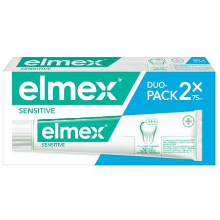 Elmex Sensitive Dentifricio Denti Sensibili 2x75 ml