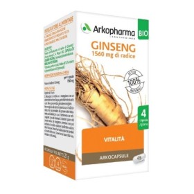 Arkocapsule Ginseng Bio Integratore Tonico 45 Capsule