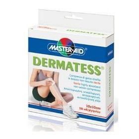 Dermatess Garza Tessuto Non Tessuto 10X10 100 Pezzi