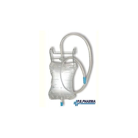 PB Pharma Sacca Raccolta Urina Da Letto Con Scarico E Tubo 130 cm 30 Pezzi