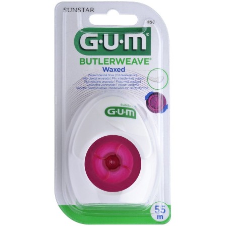 Gum Butlerweave Filo Interdentale Cerato 55 metri