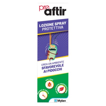 PreAftir Lozione Spray Anti Pidocchi e Lendini 100 ml