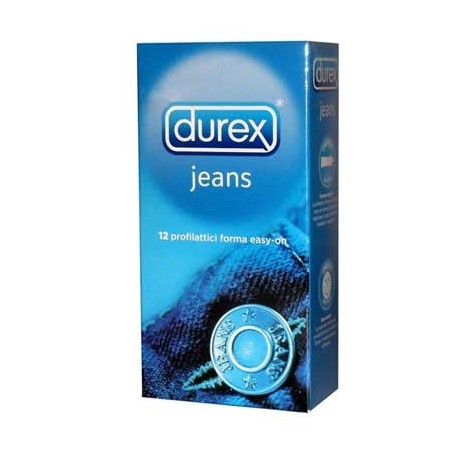 Durex Jeans Profilattici Con Forma Easy-On 12 Pezzi