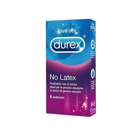 Durex No Latex Profilattico Non in Lattice 6 Pezzi