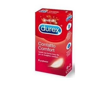 Durex Contatto Comfort Profilattici Sottili 6 Pezzi