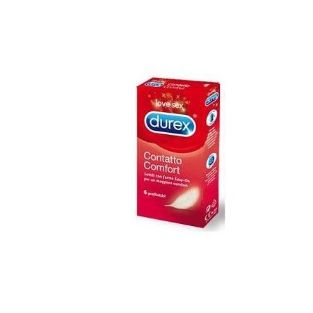 Durex Contatto Comfort Profilattici Sottili 6 Pezzi