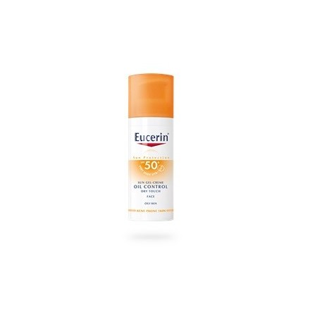 Eucerin Sun Oil Control Gel-Crema Tocco Secco FP 50  Protezione Viso Pelle Grassa 50 ml