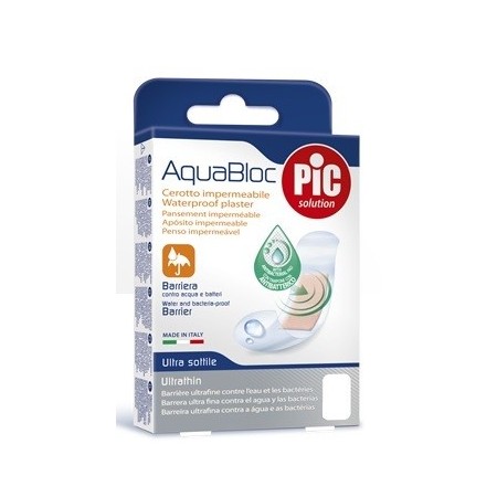 Pic Aquabloc Cerotti Antibatterici Impermeabili 10 x 8 cm 5 Pezzi