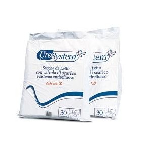 UroSystem Sacca da Letto Con Valvola di Scarico Tubo da 130 cm 30 Pezzi
