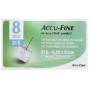 Accu-Fine Aghi Penna Per Insulina 8mm 31G 100 Pezzi