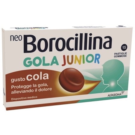 NeoBorocillina Gola Junior Gusto Cola 15 Pastiglie
