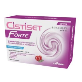 Cistiset Forte Integratore Benessere Vie Urinarie 8 stick