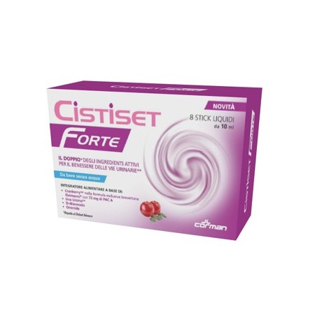 Cistiset Forte Integratore Benessere Vie Urinarie 8 stick