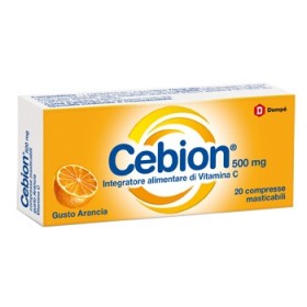 Cebion Arancia Integratore di Vitamina C 20 Compresse Masticabili