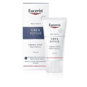 Eucerin UreaRepair 5% Urea Crema Viso Levigante Pelle Secca 50 ml