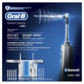 Oral-B Spazzolino Elettrico Smart 5000   Idropulsore Oxyjet Con 4 Testine Oxyjet   6 Testine Di Rica