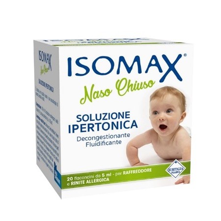 Isomax Naso Chiuso Soluzione Ipertonica 20 Flaconcini