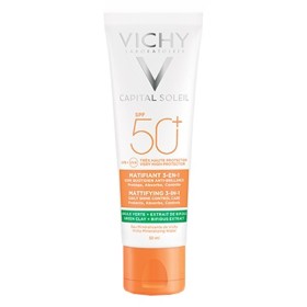 Vichy Capital Soleil Trattamento Opacizzante 3 In 1 SPF 50  Viso 50 ml