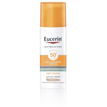 Eucerin Oil Control Tinted Gel Creme SPF50  Colore Medium Pelle A Tendenza Acneica 50 ml