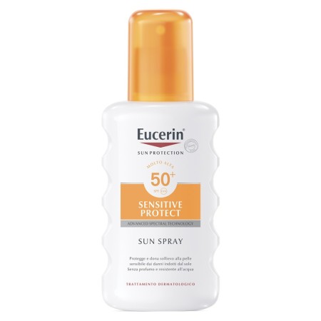 Eucerin Sun Sensitive Protect Spray Solare Corpo FP 50  Senza Profumo 200 ml