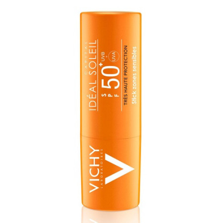 Vichy Idéal Soleil Stick Solare Zone Sensibili SPF 50  Protezione Viso 9 g