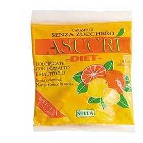 Asucri Caramella Arancia E Limone Senza Zucchero 40 g