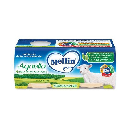 Mellin Omogeneizzato di Agnello 2 x 80 g