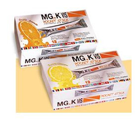 Mg.K Vis Pocket Stick Arancia Integratore Energetico 12 Bustine