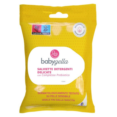 Babygella Salviette Detergenti Delicate Con Prebiotico 15 Pezzi