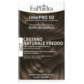 Euphidra ColorPRO XD 407 Castano Naturale Freddo Tintura Per Capelli