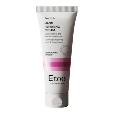 Etoo Tattoo Hand Repairing Cream Crema Mani Lenitiva Riparatrice Per Pelli Tatuate Tubetto 50 Ml