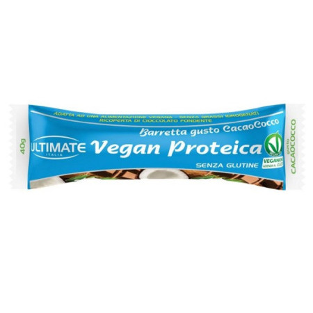 Ultimate Vegan Barretta Proteica Gusto Cacao e Cocco 40 gr