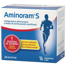 Aminoram S Integratore Gusto Arancia e Limone 24 Bustine