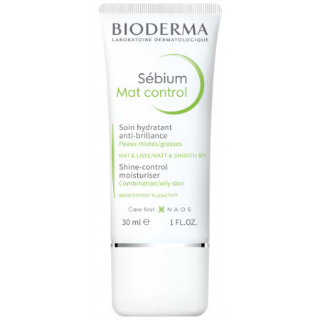 Bioderma Sébium Mat Control Trattamento Idratante Antilucidità 30 ml
