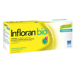 Infloran Bio Adulti Integratore Di Fermenti Lattici Vivi 14 Flaconcini