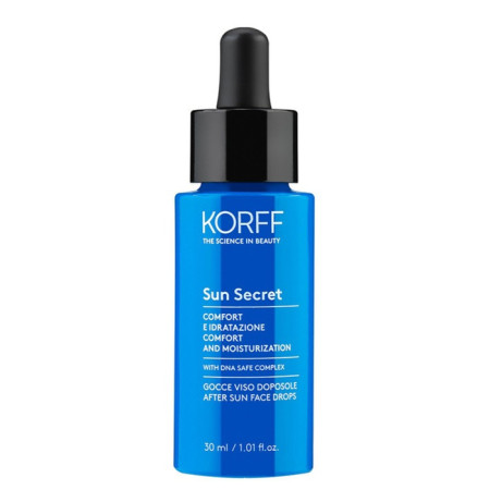 Korff Sun Secret Gocce Viso Doposole Idratanti E Riparatrici 30 ml