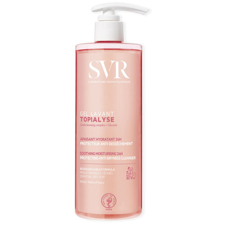 SVR Topialyse Gel Detergente Delicato Protettivo Antisecchezza 400 ml