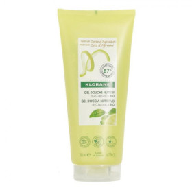 Klorane Gel Doccia Nutritivo ed Energizzante Al Burro Di Cupuacu BIO Profumazione Zest D'Agrumi 200 