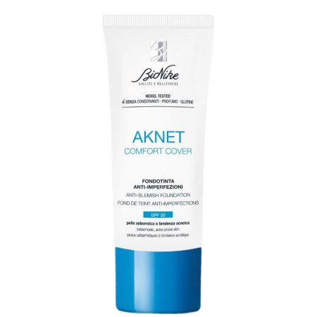 Bionike Aknet Comfort Cover 101 Fondotinta Anti-Imperfezioni 30 ml