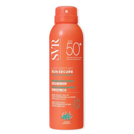 Svr Sun Secure Latte Crepitant Spray Invisibile Senza Alcool SPF 50   200 ml