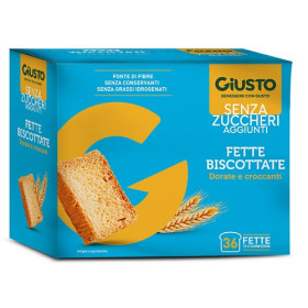 GIUSTO S/ZUCCH FETTE BISC 300G