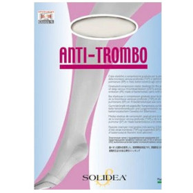 Solidea Anti Trombo Calza Compressiva Anti Trombosi Colore Bianco Taglia M