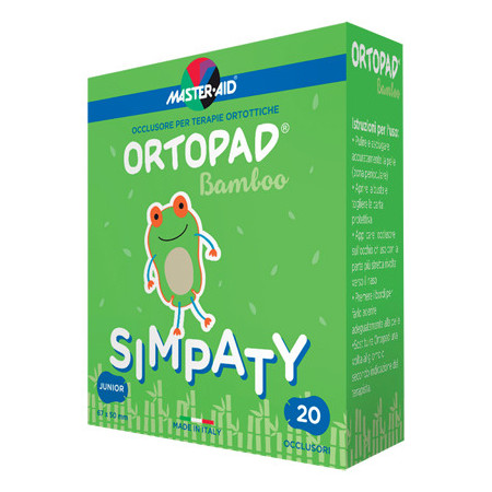 Ortopad Junior Simpaty Cerotto Occlusore Autoadesivo Per Ambliopia E Strabismo 50 Pezzi