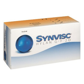 Synvisc Siringa Intrarticolare Preriempita Acido Ialuronico 2 ml 3 pezzi