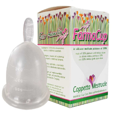 Farmacare Farmcacup Coppetta Mestruale Silicone Ipoallegenica Grande