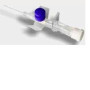 PB Pharma Ago Cannula 16G Intravenoso A 2 Vie Con Alette Grigie
