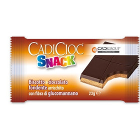 Cadicioc Snack Fondente Biscotto e Cioccolato 1 Barretta