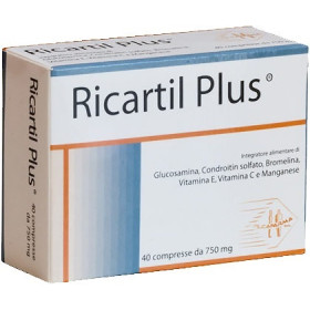 Ricartil Plus Integratore Per Cartilagine 40 Compresse 750 mg