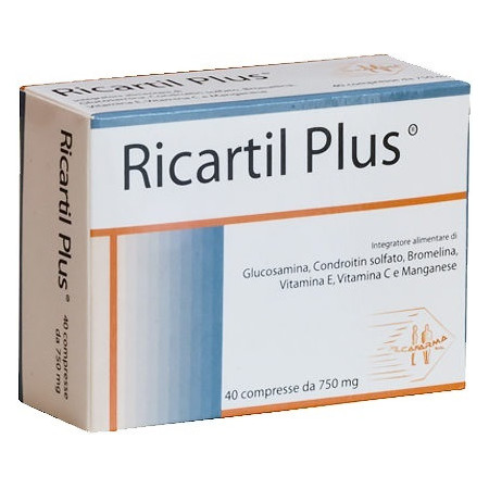 Ricartil Plus Integratore Per Cartilagine 40 Compresse 750 mg